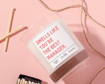 Bestes Leiter Geschenk. Teelicht. Geschenk für Chef. Geschenk für Chef. Kerze geschenk.