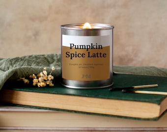 Pumpkin Pecan Latte Candle -  Wood Wick Candle - Autumn Home Fragrance - Autumnal Scent - Pumpkin Latte - Coffee Candle