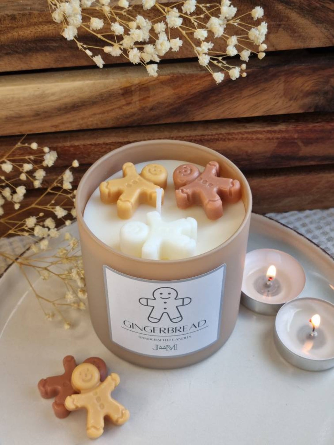 Gingerbread Candle Gingerbread Candle