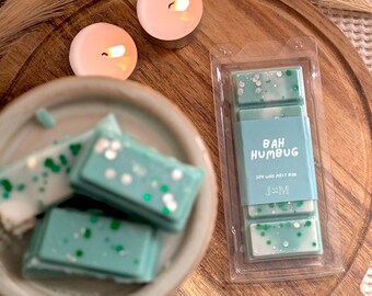 Bah Humbug Wax Melt Bar - Christmas Scented Wax Melts - Christmas Gifts - Funny Gift For Home