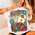 Life is a Gamble PNG Design, Retro Turquoise Western Sublimation, Country PNG, Wild West Gifts, Retro Cowboy Png, Digital Download PNG