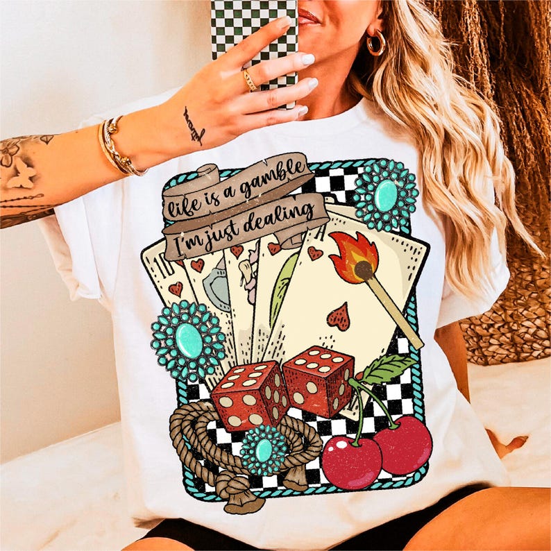 Life is a Gamble PNG Design