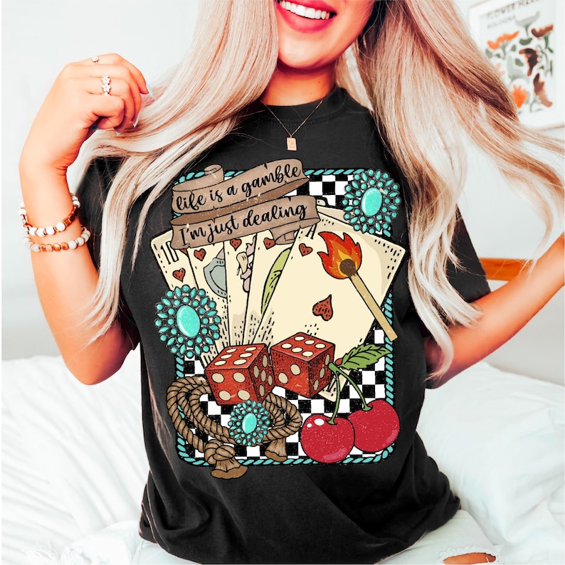 Life is a Gamble PNG Design