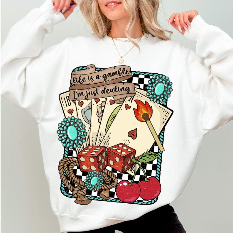 Life is a Gamble PNG Design