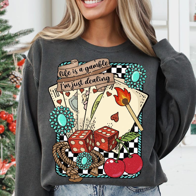 Life is a Gamble PNG Design