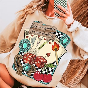 Life is a Gamble PNG Design