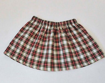 Classic Skirt sewing pattern tutorial, PDF downloadable sewing tutorial for  simple gathered skirt in size infant, toddler or tween girl