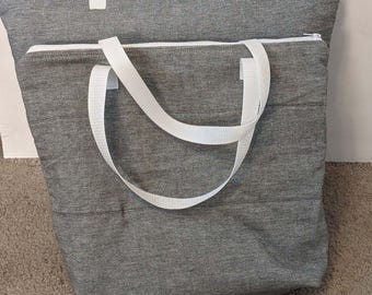 Insulated Grocery Bags sewing pattern tutorial, PDF digital download, Large and XL freezer shopping tote shopping picnic