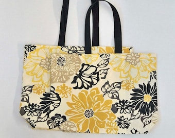 Reusable Market Bag sewing pattern, PDF downloadable sewing tutorial, fabric shopping Bag sewing tutorial, easy DIY grocery bag