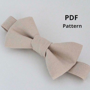 Child Bow Tie Sewing Pattern, PDF Downloadable Sewing Pattern Instructions and Tutorial, Infant ...