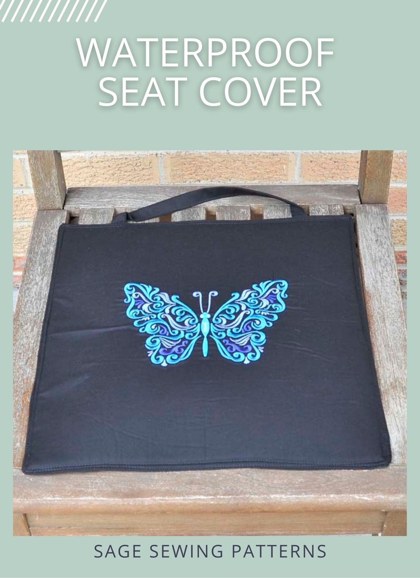 Wheelchair Waterproof Seat Cover Sewing Pattern (PDF Digital Download)