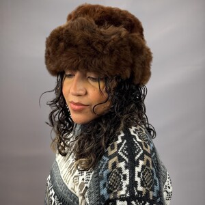 Baby Alpaca Fur Hat | Handcrafted Genuine Baby Alpaca Extra Fine Fur | Luxury Baby Alpaca Fur Hat for Woman