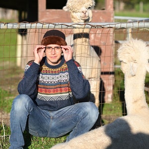 Winter hats COMFY WARM SOFT, Very comfortable. Perfect to wear any time Alpaca image 2