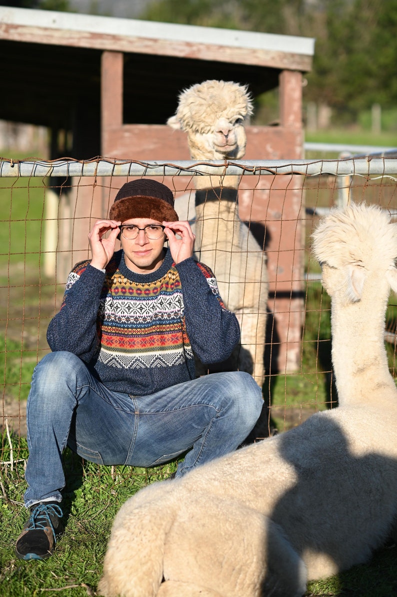 Winter hats COMFY WARM SOFT, Very comfortable. Perfect to wear any time Alpaca image 2