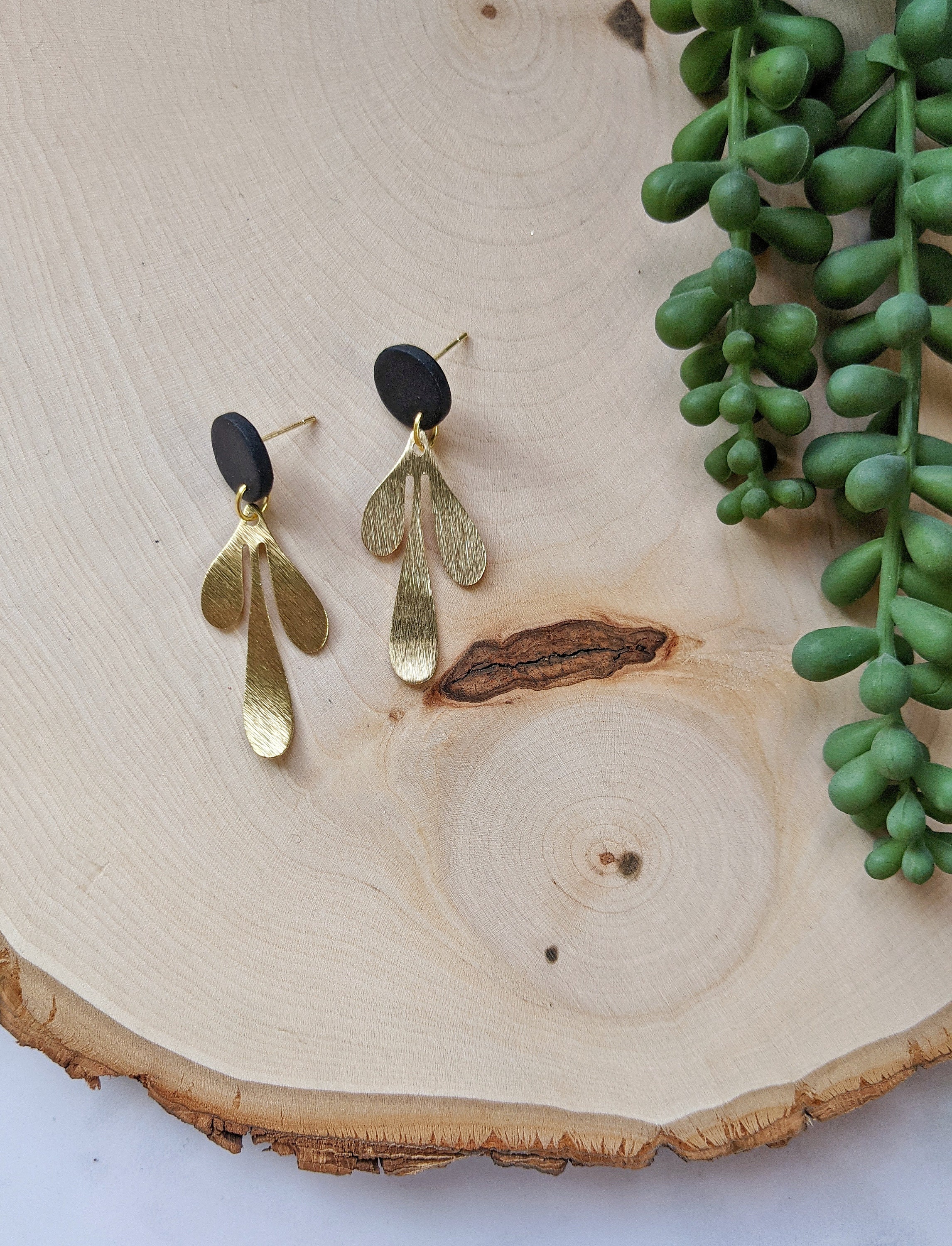 Elegance Polymer Clay Earrings Handmade Polymer Clay Earrings Elegance