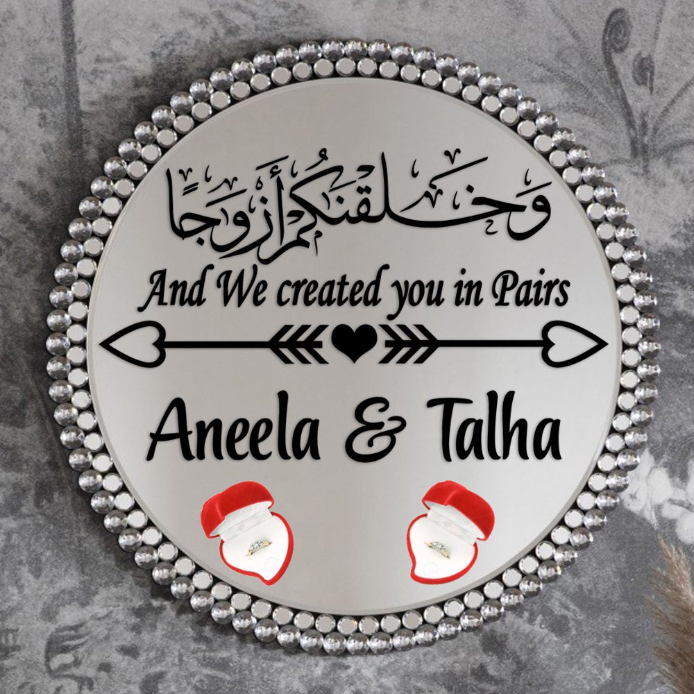 Personalised and We Created You in Pairs Islamic Calligraphy - Etsy UK