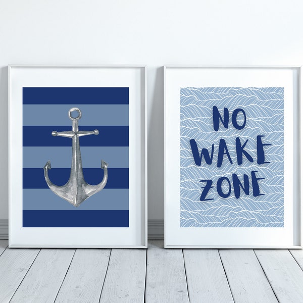 No Wake Zone Nursery Decor, Baby Nursery Decor