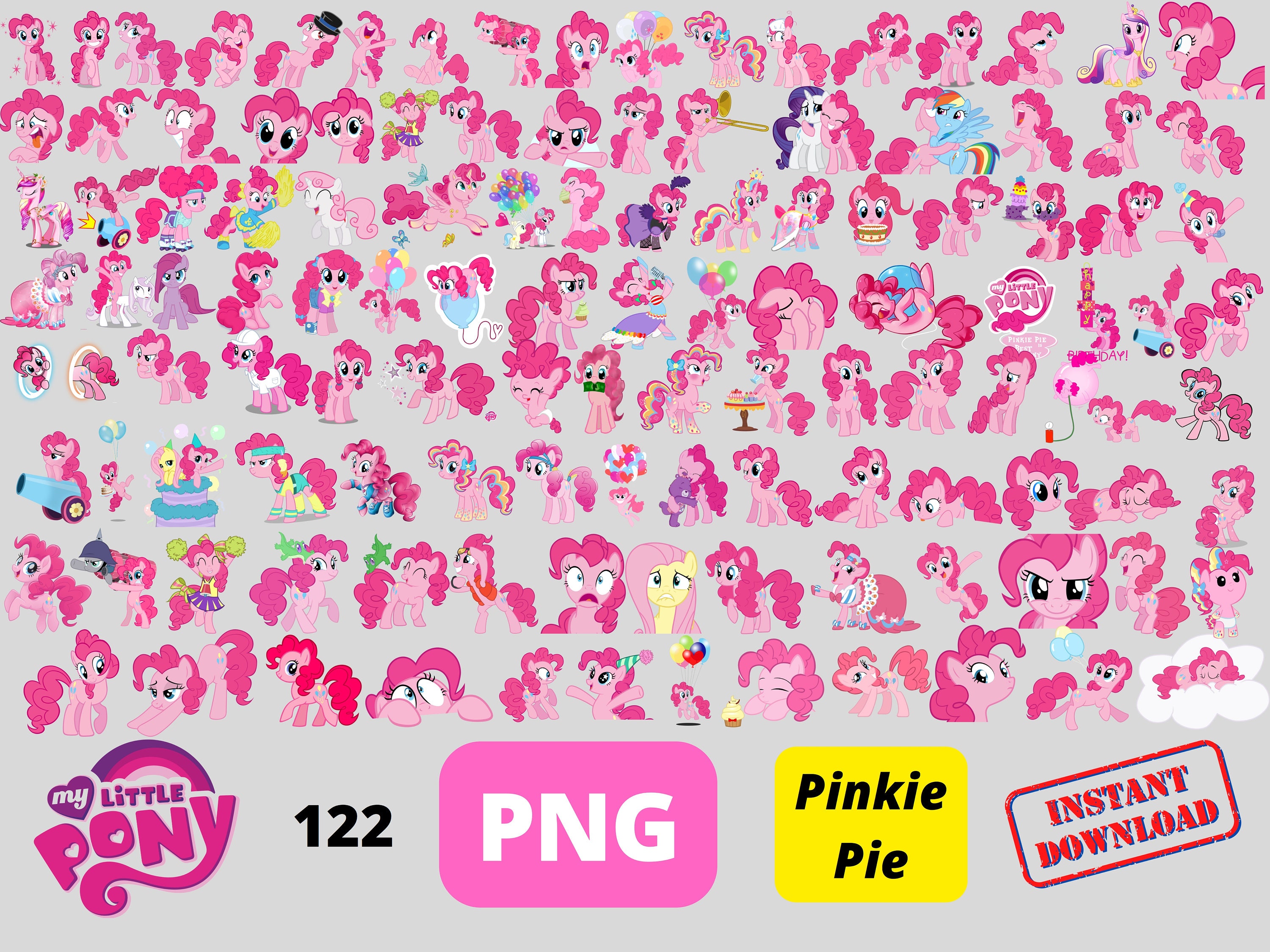 My Little Pony Pinkie Digital Download Bundle