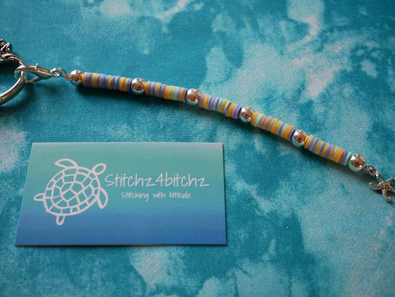 Starfish Beaded Scissor Fob