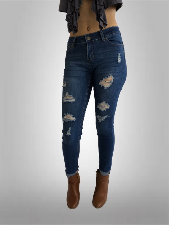 Butt Lifting Jeans Blue 