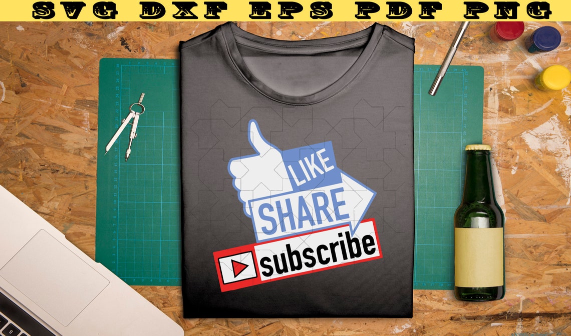 Download Social Media Like Share Subscribe Svg Like and Share Svg ...
