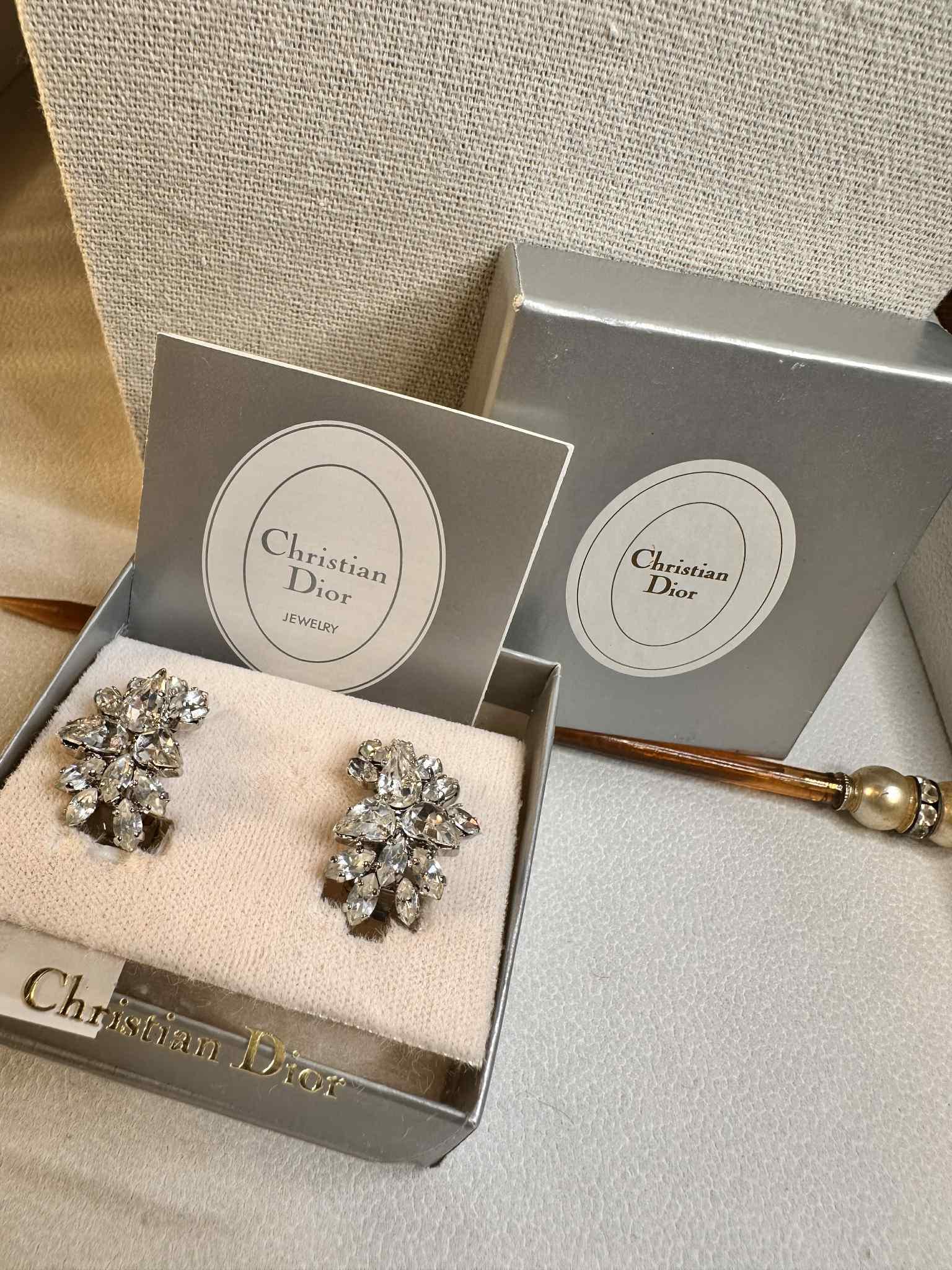 Dior Clip Earrings - Etsy