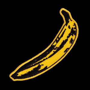 Warhol Bananen-Stickerei zum Aufbügeln