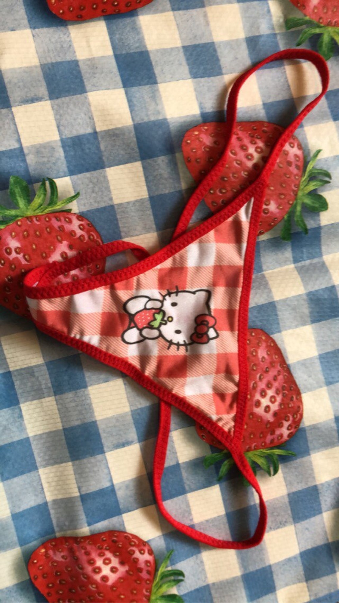 Y2K Hello Kitty inspired thong Etsy