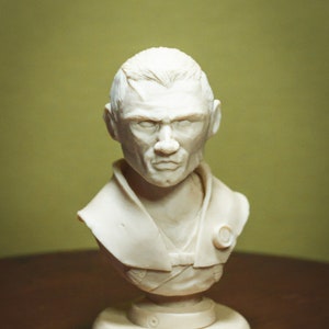 Space apprentice / Force worrier / unpainted / hand made / resin bust / fan art