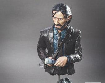 Inspired Lost Writer fan art Bust / Fan art / resin bust / tabletop / hand made / Wake