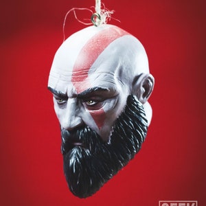 Ghost of Sparta inspired hangable ornament / fan art / unpainted resin / tabletop