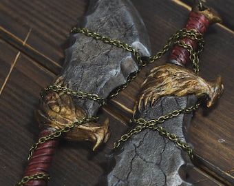 Blades of Chaos inspired hangable