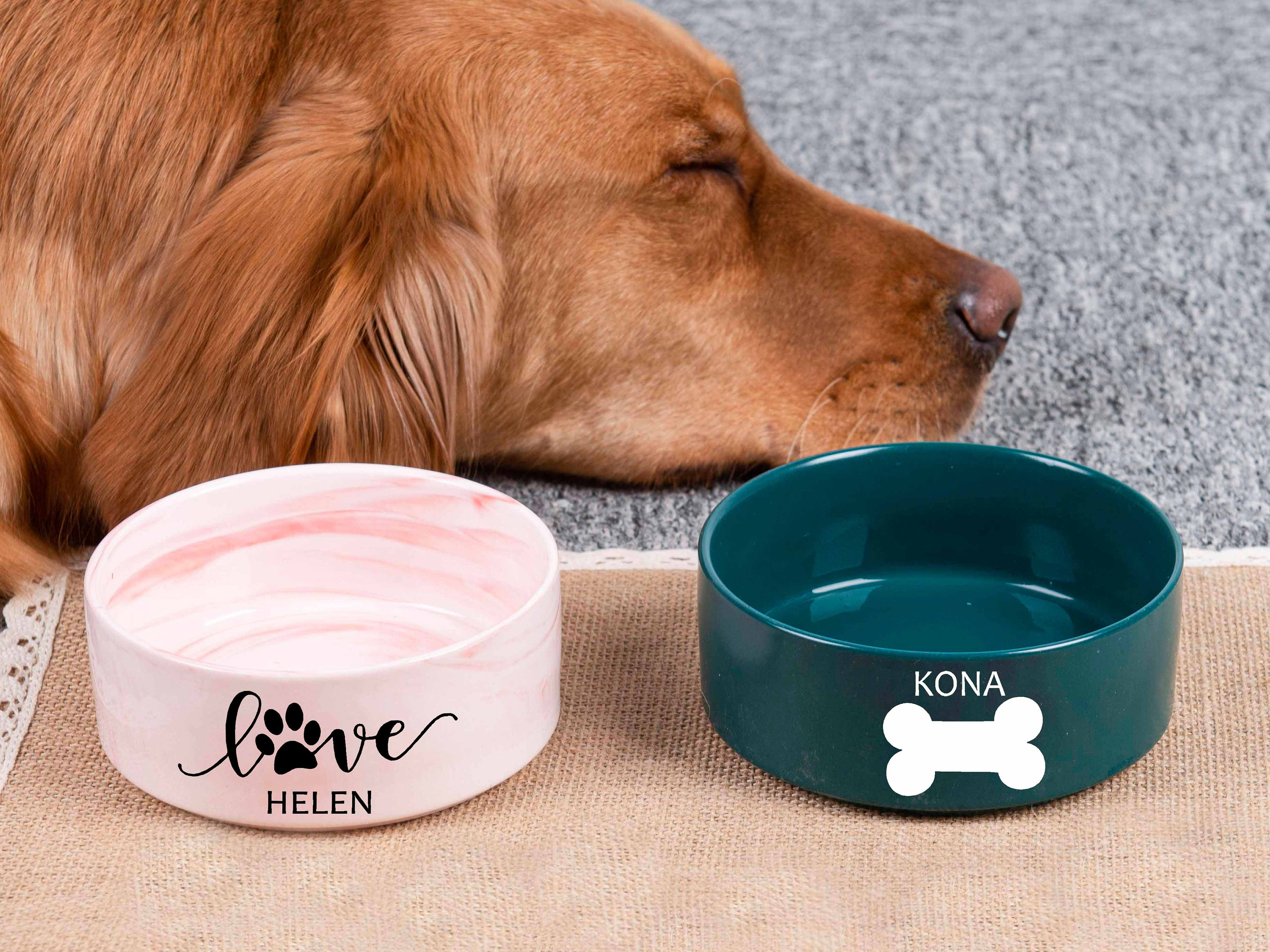 Personalized Dog Bowls Dog Gift Pet Bowls Personalized Cat Etsy