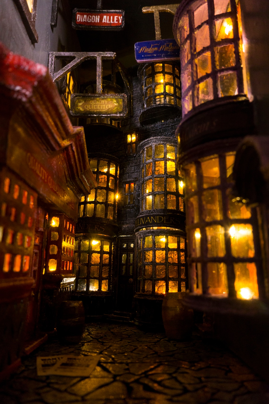 Diagon Alley BookNook BookShelf Book nook Etsy