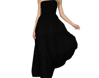 plain long dress