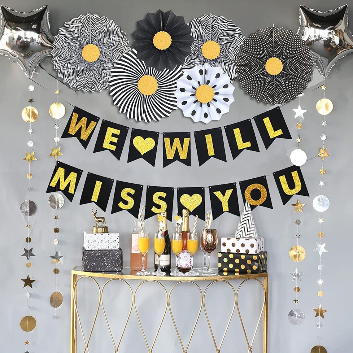 We Will Miss You Banner We Will Miss You Decorations | Etsy