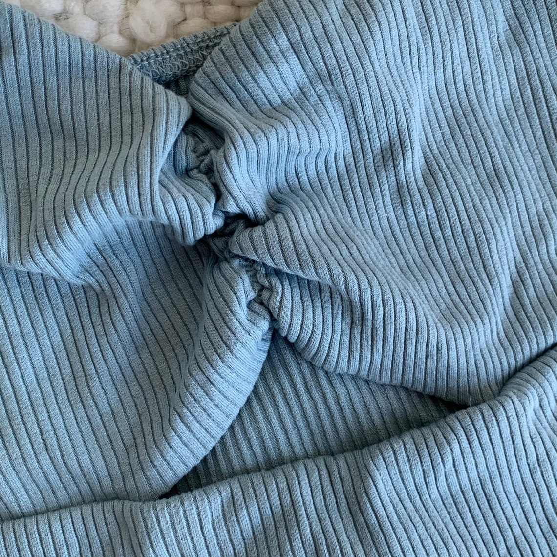 URBAN OUTFITTERS crop top. Light blue open front top. Size M. | Etsy