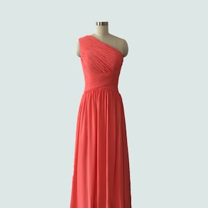 CORAL Bridesmaid Dress/ CUSTOM LENGTHS/ Convertible Dress