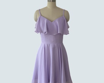 Short Lavender Dress | Etsy