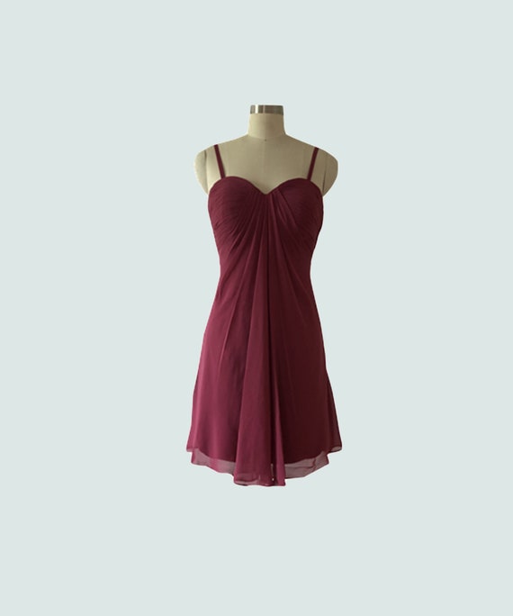 Spaghetti Straps Empire Waist Knee 