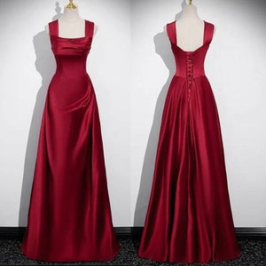 Plus Size Dress, Cocktail Dress, Womens Dress, Red Dress, Burgundy