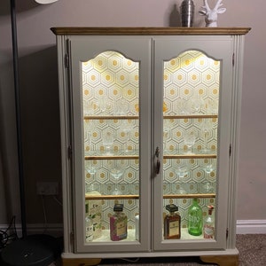 SOLD Drinks Cabinet Display Cabinet Gin Cabinet image 1