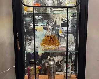 SOLD!!!  Vintage Drinks Cabinet | Display Cabinet | Gin Cabinet