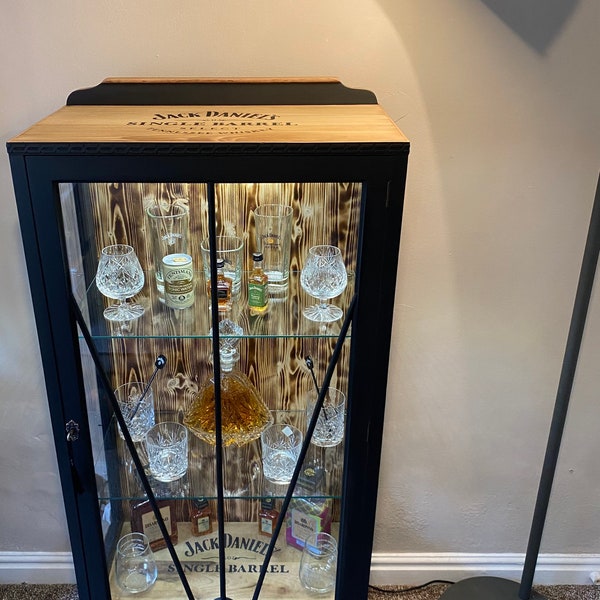 SOLD!!!     Vintage Drinks Cabinet | Display Cabinet | Whisky Cabinet