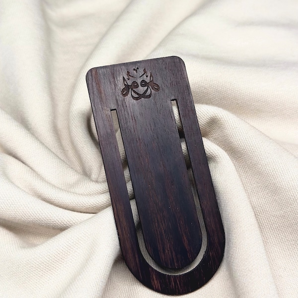 SufiCo - Organic Teakwood Wooden Bookmark With HuwaHu Sufi Book Marker
