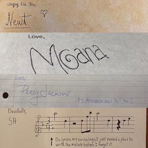 Custom Fictional Character Letter