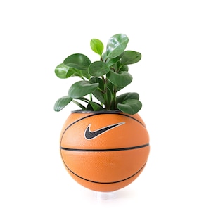 plntrs - Nike Swoosh Skills Mini Basketball Planter - new ball with stand