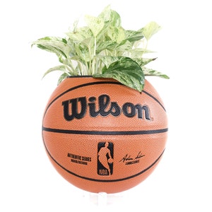 plntrs - Wilson NBA Authentic Basketball Planter - new ball with stand (full size)