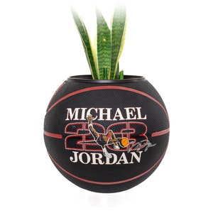 plntrs - Jordan Vintage 90s Wilson Basketball Planter FULL SIZE - new ball with stand