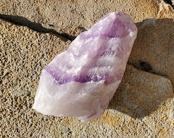 Raw Amethyst Crystal - Meditation Stone